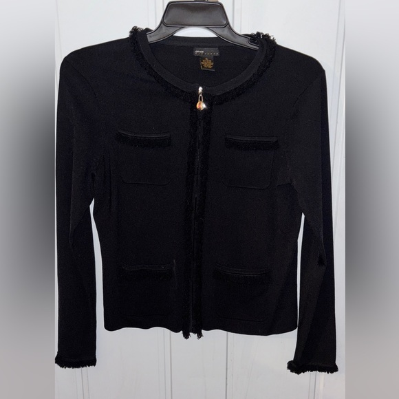 Grace Elements Sweaters - Grace Elements Elegant Black Cardigan~Fits better as a large